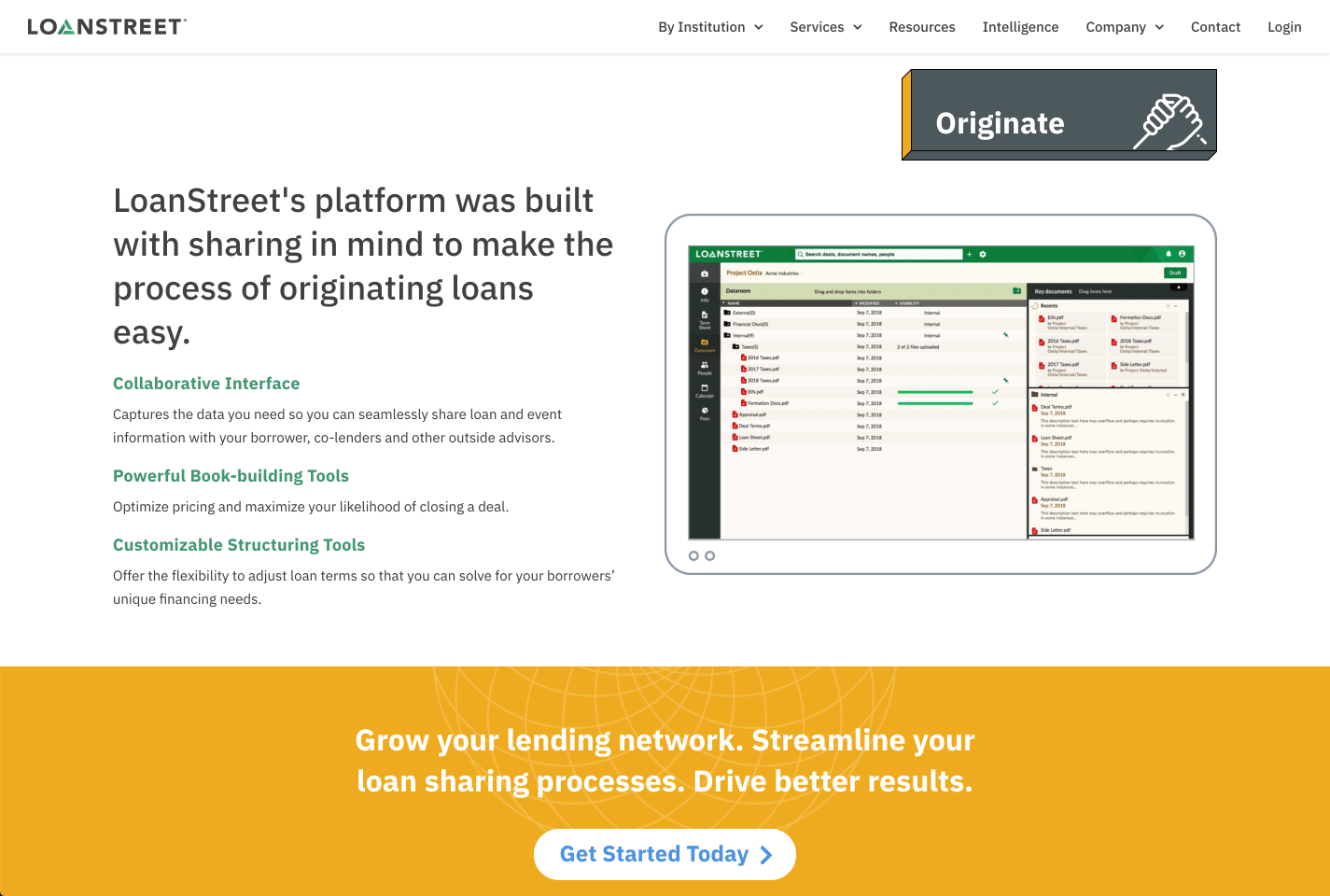 LoanStreet website 1