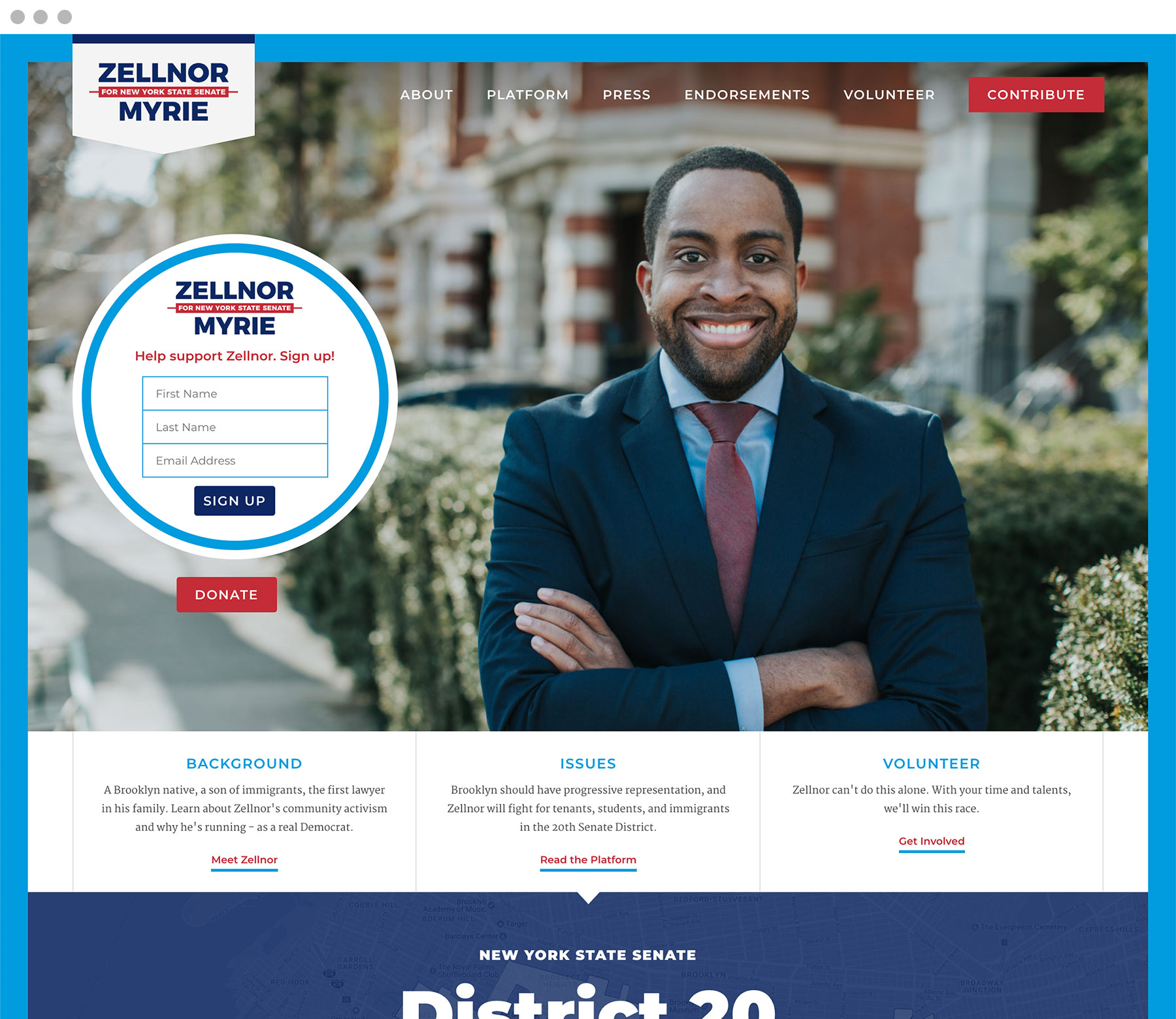 Zellnor Myrie mobile site